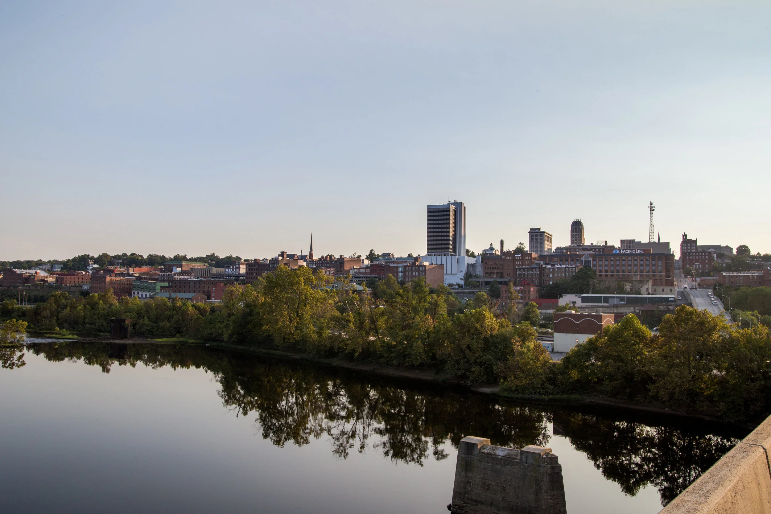 Downtown Lynchburg streetscape