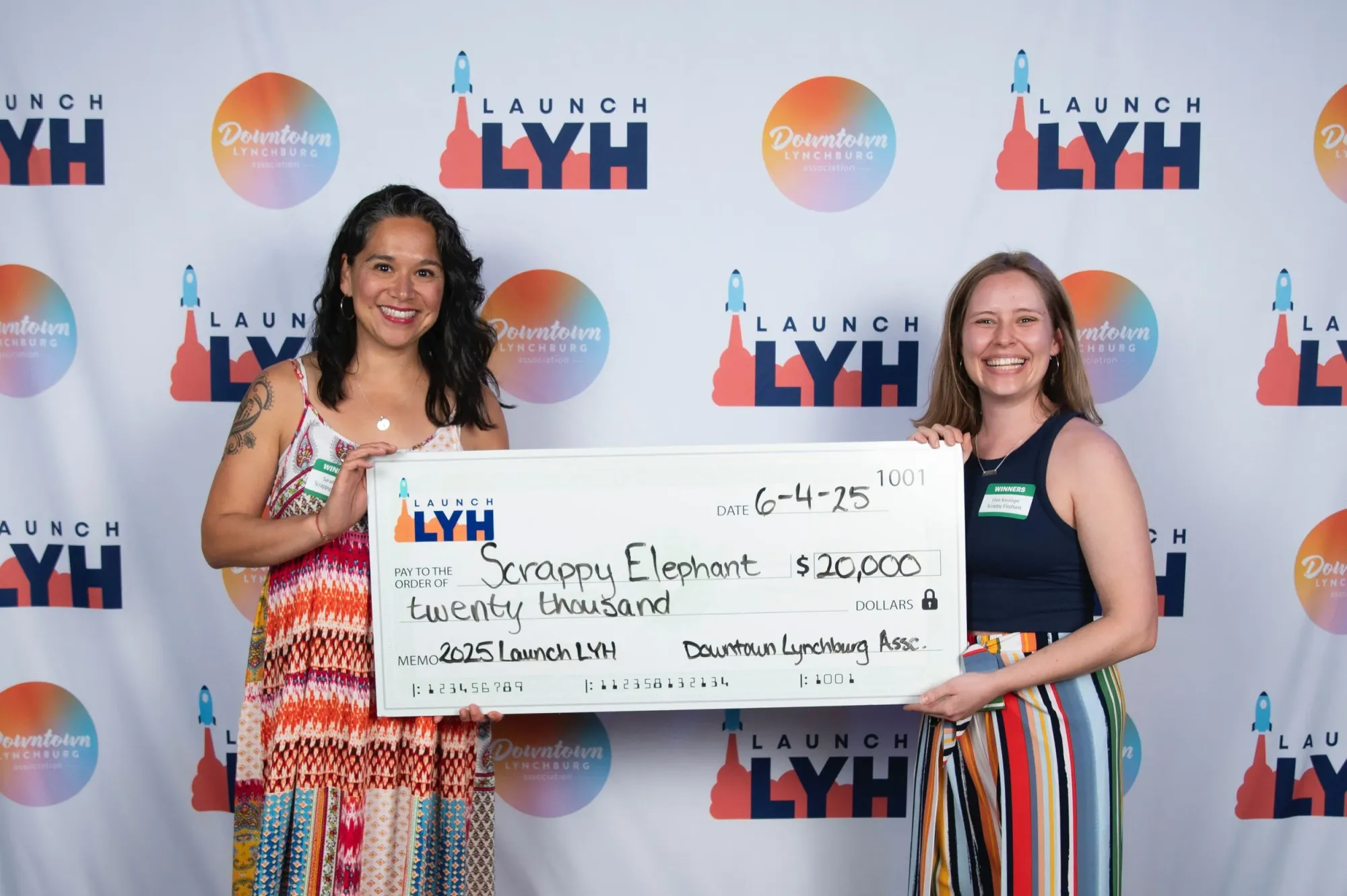 Launch LYH pitch competition winners celebrating